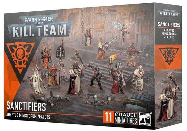 Games Workshop Warhammer 40,000 Kill Team: Sanctifiers – 11 miniatiūrų rinkinys