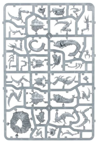 Games Workshop Warhammer 40,000 Kill Team: Raveners tiranidų rinktinė (5 miniatiūros)