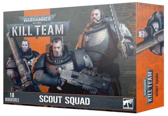 Games Workshop Warhammer 40,000 Kill Team: Space Marine Skautų Būrys (10 figūrėlių)