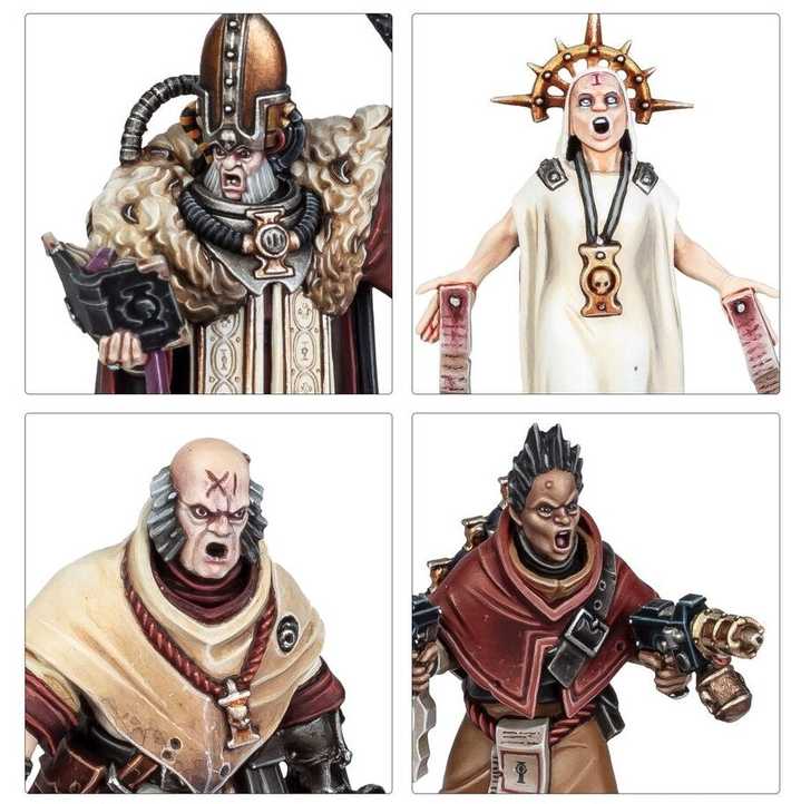 Games Workshop Warhammer 40,000 Kill Team: Sanctifiers – 11 miniatiūrų rinkinys