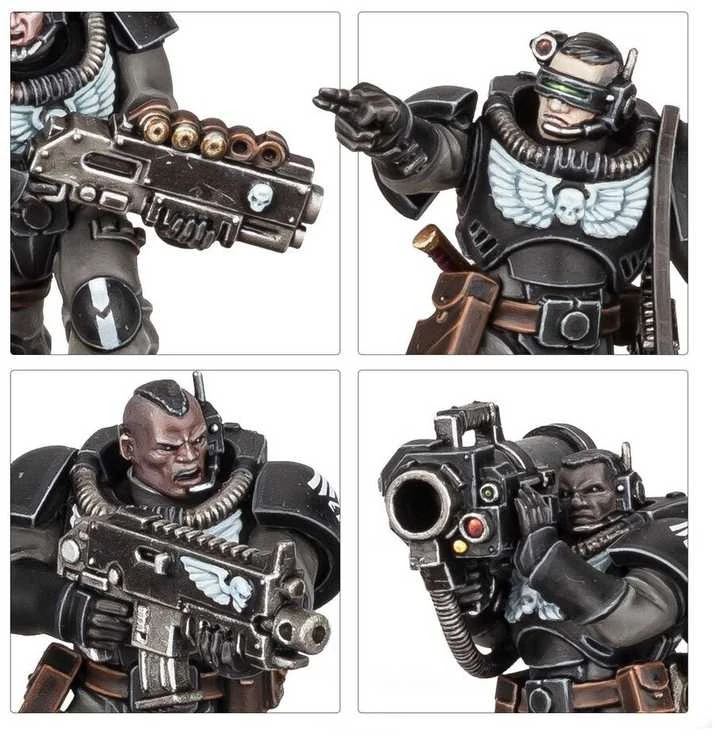 Games Workshop Warhammer 40,000 Kill Team: Space Marine Skautų Būrys (10 figūrėlių)