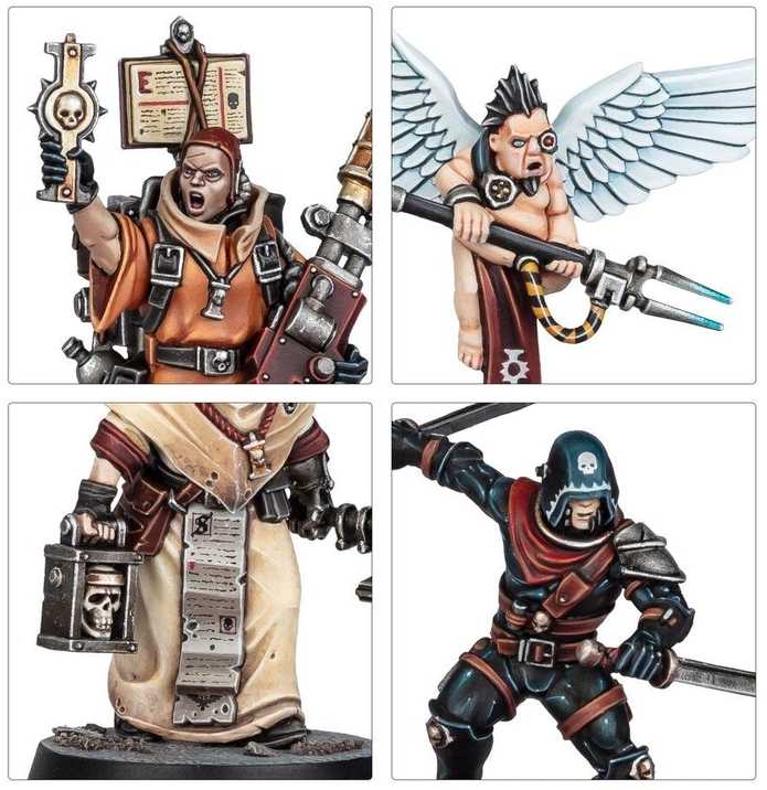 Games Workshop Warhammer 40,000 Kill Team: Sanctifiers – 11 miniatiūrų rinkinys