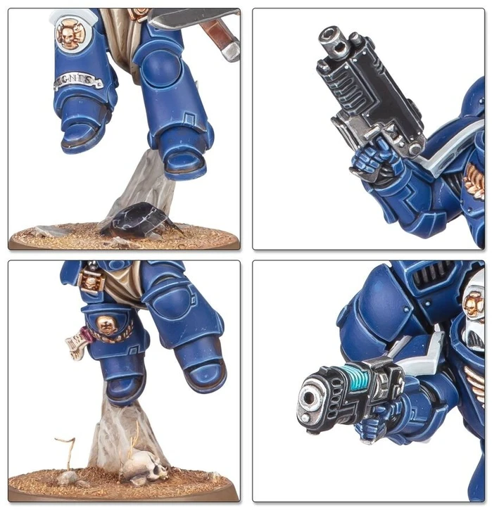 Games Workshop Warhammer 40,000 Space Marines startinis rinkinys su miniatiūromis ir dažais