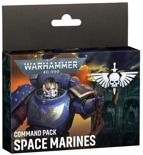Games Workshop Warhammer 40,000 Space Marines Command Pack žaidimo kortos 48-02