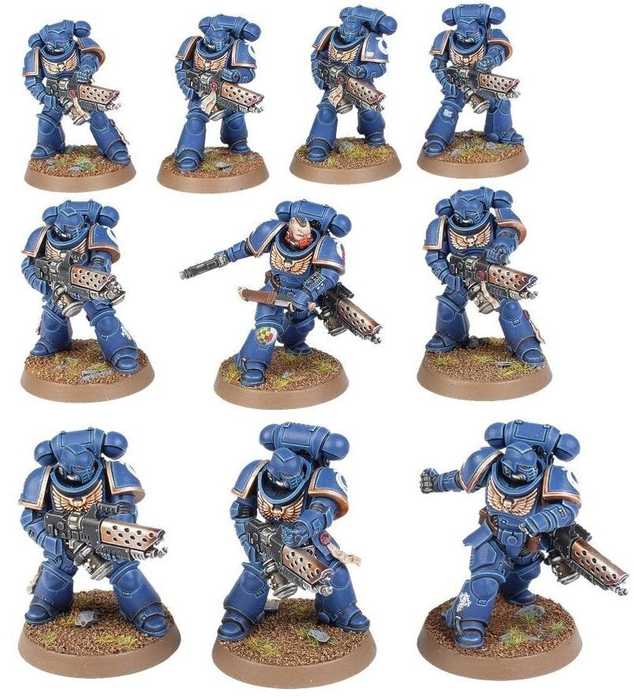 Games Workshop Warhammer 40,000: Space Marines Infernus Squad (10) – plastikinės miniatiūros