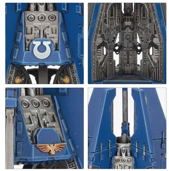 Games Workshop Warhammer 40,000 Space Marines desanto kapsulės, 2 vnt. (48-101)