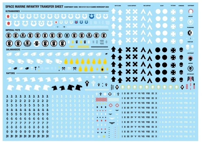Games Workshop Warhammer 40,000 Space Marines Outrider Squad, 3 motociklininkai 48-112