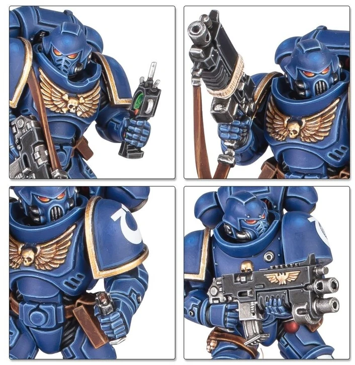 Games Workshop Warhammer 40,000 Space Marines startinis rinkinys su miniatiūromis ir dažais