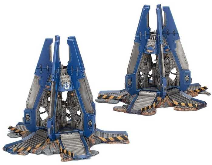 Games Workshop Warhammer 40,000 Space Marines desanto kapsulės, 2 vnt. (48-101)