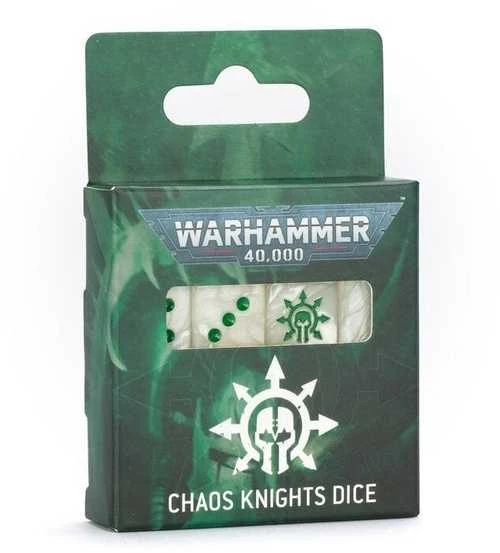 Games Workshop Warhammer 40k Chaos Knights stalo žaidimų kauliukai, 16 vnt, 16 mm