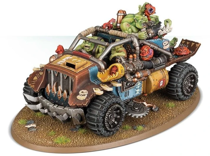 Games Workshop Warhammer 40k Orkų greito puolimo rinkinys: Deffkoptos ir Buggy