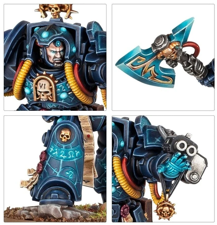 Games Workshop Warhammer 40k Space Marines Librarian in Terminator Armour 48-06