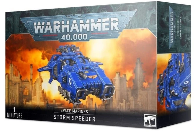 Games Workshop Warhammer 40k Space Marines Storm Speeder Hailstrike modelis 48-45