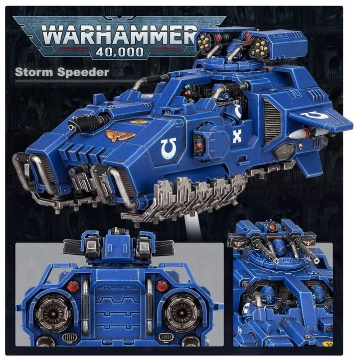 Games Workshop Warhammer 40k Space Marines Storm Speeder Hailstrike modelis 48-45