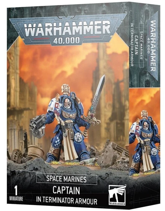 Games Workshop Warhammer 40k Space Marines Captain in Terminator Armour 48-92