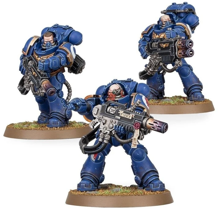 Games Workshop Warhammer 40k Space Marines Primaris Eradicators, 3 miniatiūros 48-43