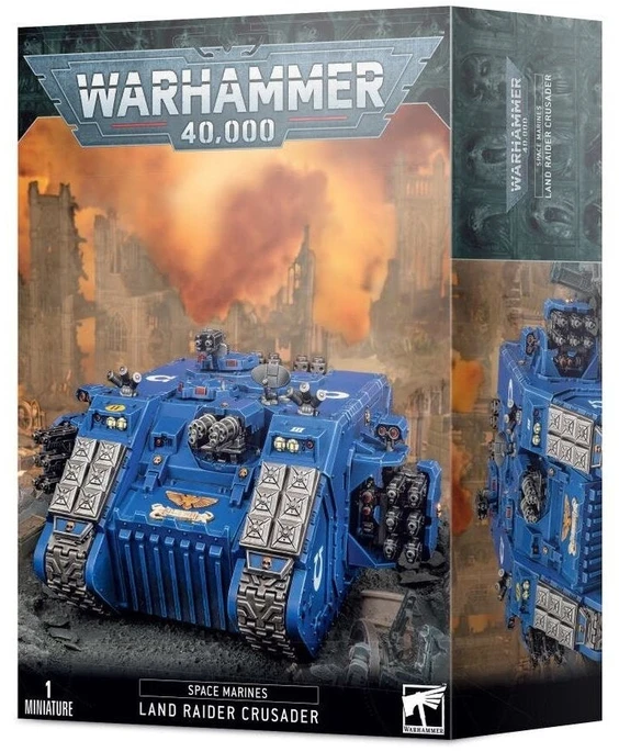 Games Workshop Warhammer 40k Space Marines Land Raider Crusader/Redeemer tankas 48-30
