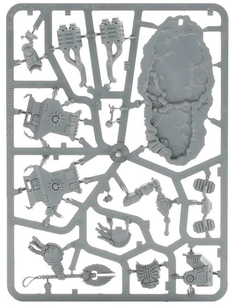 Games Workshop Warhammer 40k Space Marines Chaplain on Bike miniatiūra 48-31