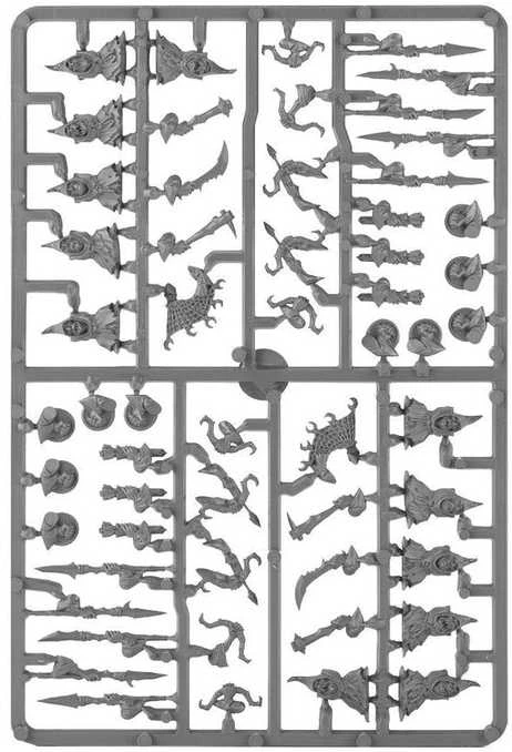Games Workshop Warhammer AoS Gloomspite Gitz Stabbas – 20 miniatiūrų rinkinys