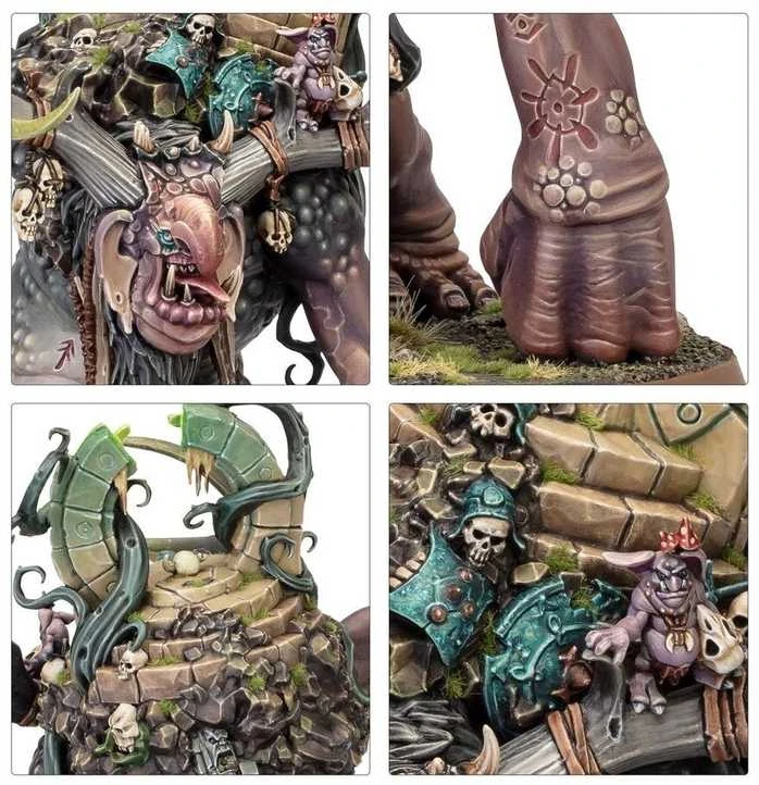 „Games Workshop“ „Warhammer Gloomspite Gitz Troggoth“ rinkinys: Trugg ir Dankhold