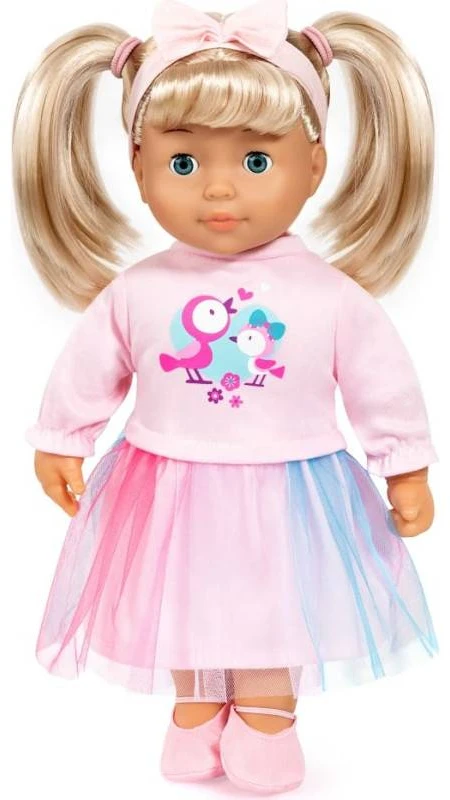 Gerard Toys Kalbanti lėlė Emilija 38 cm – 4 kalbos, lietuvių, 50 frazių, minkšta kūno