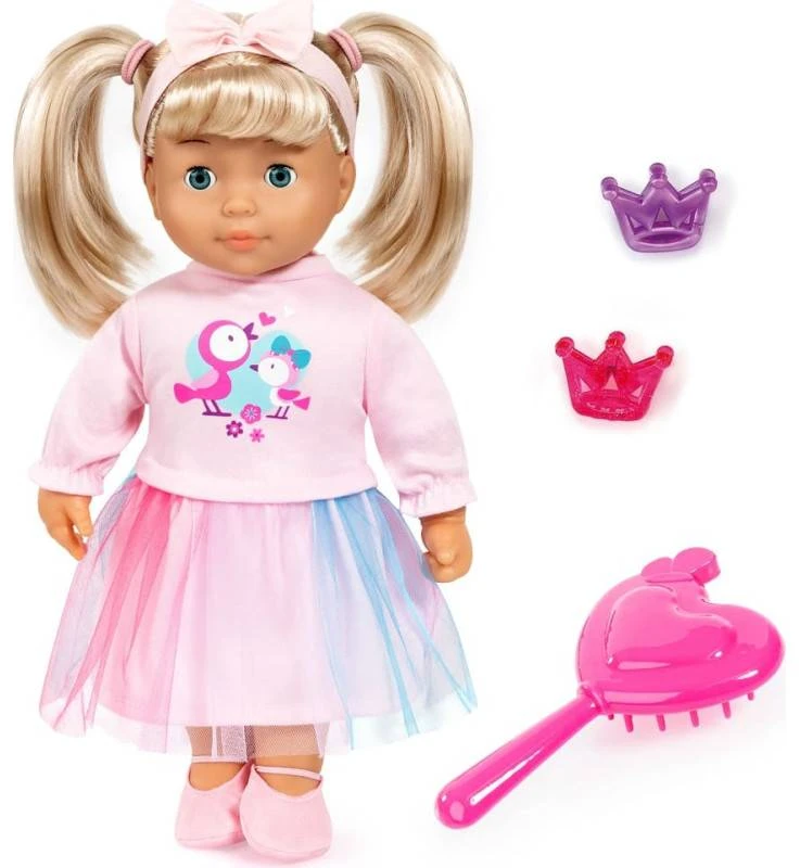 Gerard Toys Kalbanti lėlė Emilija 38 cm – 4 kalbos, lietuvių, 50 frazių, minkšta kūno