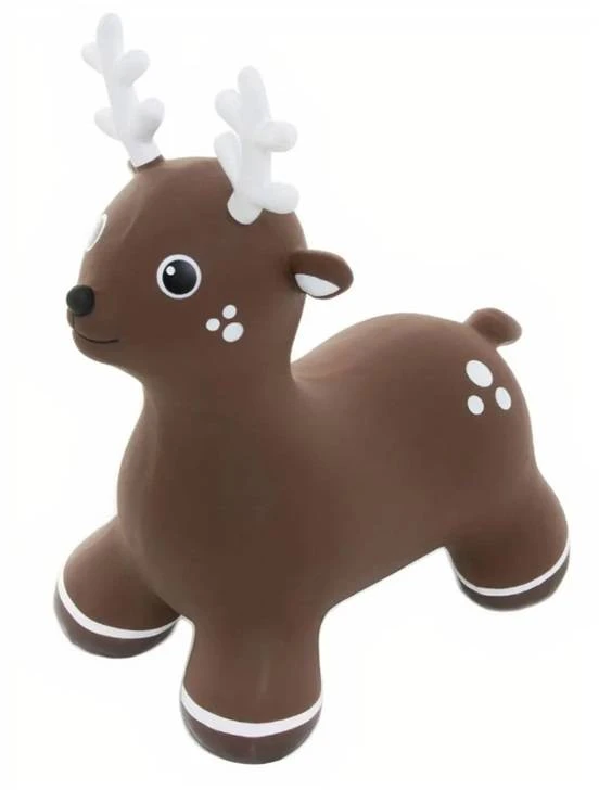 Gerard Toys Vaikiškas šokliukas elniukas 61 cm – neslystantis, su pompa, 12+ mėn.