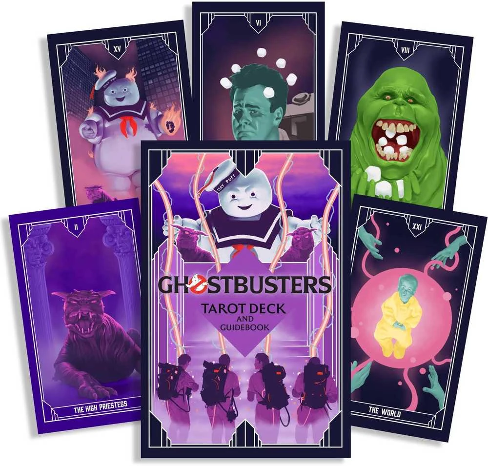 Insight Editions Taro kortų rinkinys - Ghostbusters Toro Kortos 78 Kortos su 128 Puslapių Gidu