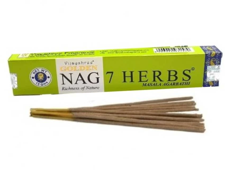 Smilkalai - Golden Nag 7 Herbs Vijayshree 15 Vnt.