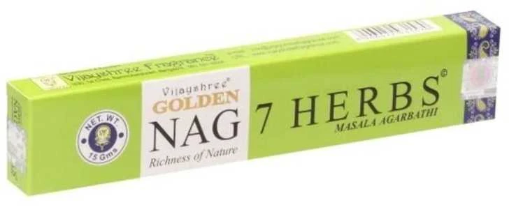 Smilkalai - Golden Nag 7 Herbs Vijayshree 15 Vnt.
