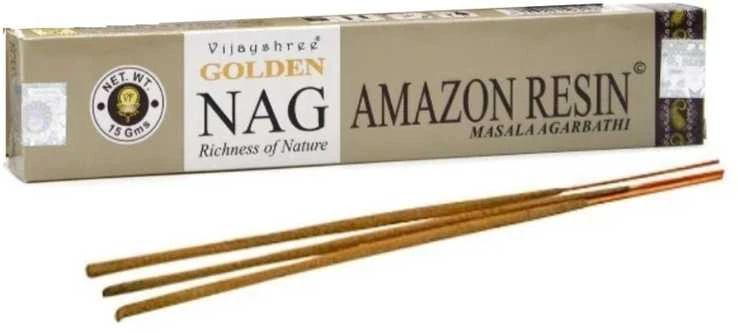 Smilkalų lazdelės Amazon Resin, Vijayshree Golden, 15g