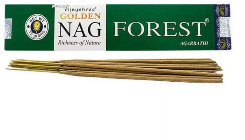 Smilkalų lazdelės NAG FOREST Golden, Vijayshree, 15g