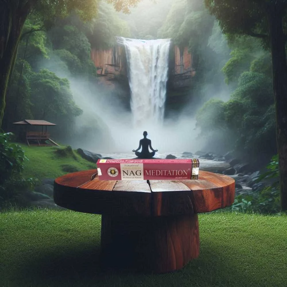 Smilkalų lazdelės Nag Meditation Golden, Vijayshree, 15g