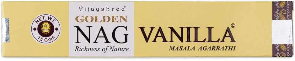 Smilkalų lazdelės Nag Vanilla, Vijayshree Golden, 15g
