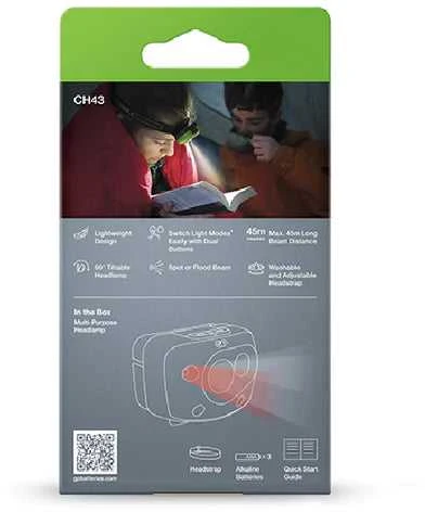 GP DISCOVERY Multi Purpose Headlamp CH43 žibintas ant galvos