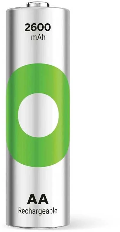 Akumuliatorius - GP ReCyko AA 2600mAh 1.2V Įkraunamieji Akumuliatoriai (3 vnt)