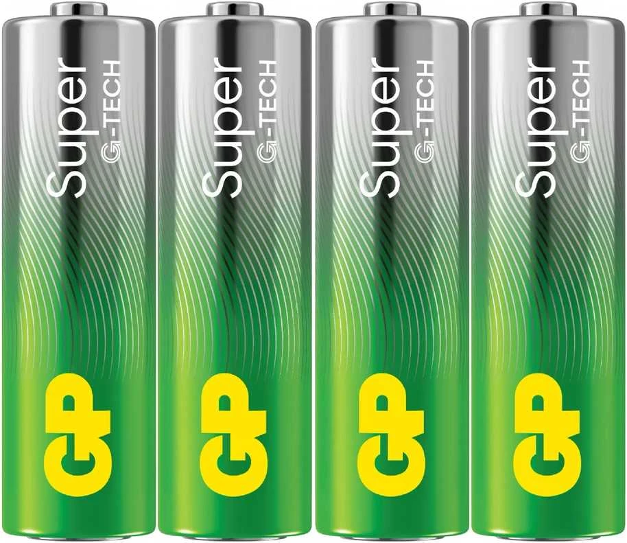 GP Super AA šarminės baterijos 1.5V, 5 vnt.