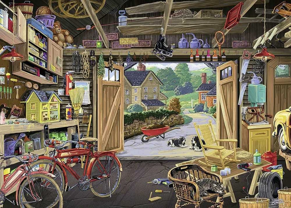 Grandpas Garage 300 Piece Puzzle - RAVENSBURGER dėlionė