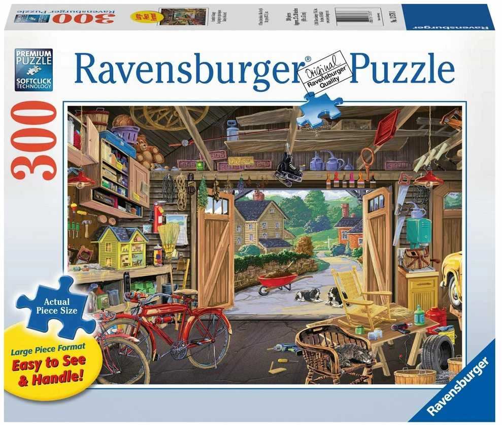Grandpas Garage 300 Piece Puzzle - RAVENSBURGER dėlionė