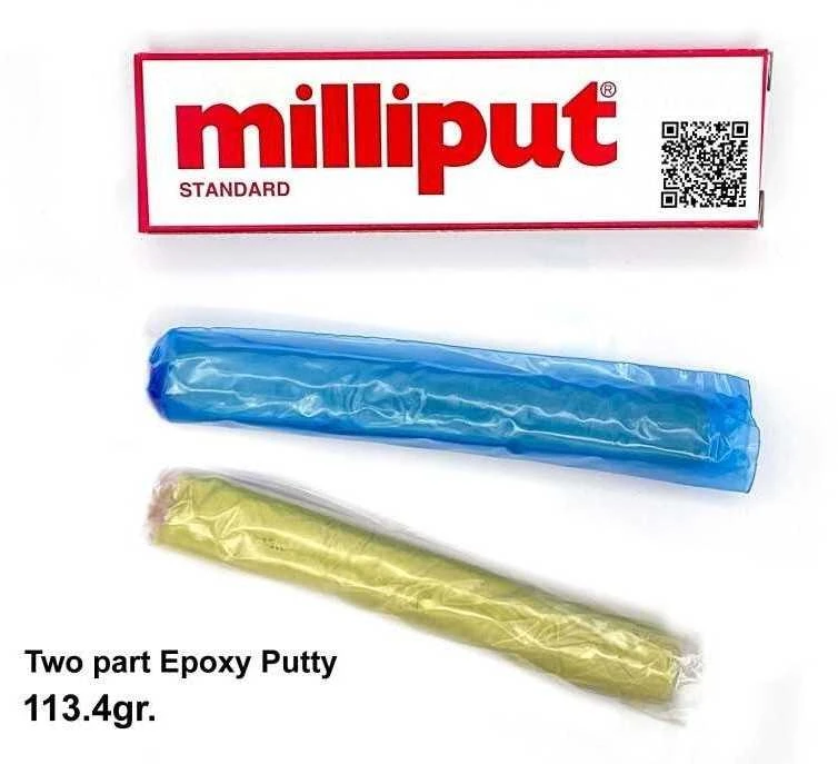 Green Stuff World Žalias Stuff World Milliput Standard Geltona-Pilkas epoksidinis glaistas 120 g – Žalias Stuff World