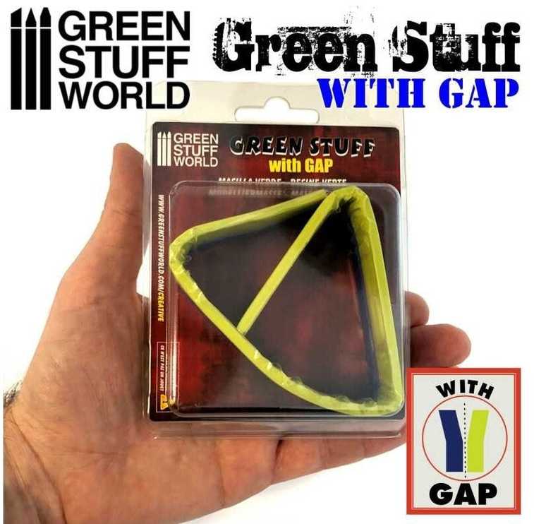 Green Stuff World Žalias Stuff World Žalias Stuff World juosta 30 cm su tarpu – dvikomponentis epoksidinis glaistas