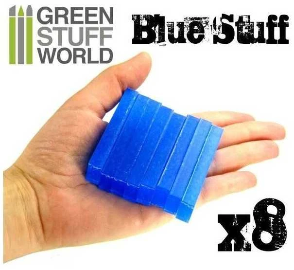Green Stuff World Žalias Stuff World Žalias Stuff World Mėlyna Stuff termoplastikas formų gamybai, 8 vnt.