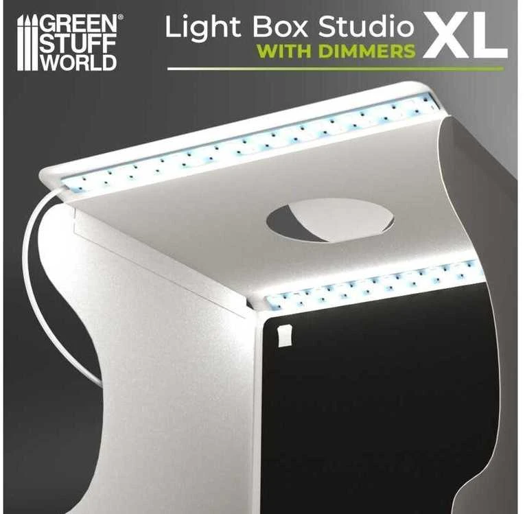 Green Stuff World Žalias Stuff World Žalias Stuff World Šviesdėžė XL – LED fotostudija, sulankstoma, USB 31x31x30 cm