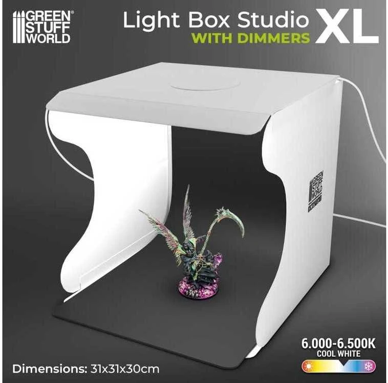 Green Stuff World Žalias Stuff World Žalias Stuff World Šviesdėžė XL – LED fotostudija, sulankstoma, USB 31x31x30 cm