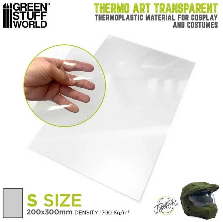 Green Stuff World Žalias Stuff World Žalias Stuff World ThermoArt skaidri termoplastinė plokštė 200x300, 0,75 mm PETG