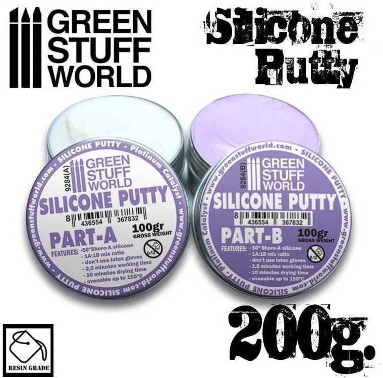 Green Stuff World Žalias Stuff World Žalias Stuff World violetinis silikoninis glaistas formoms 200 g