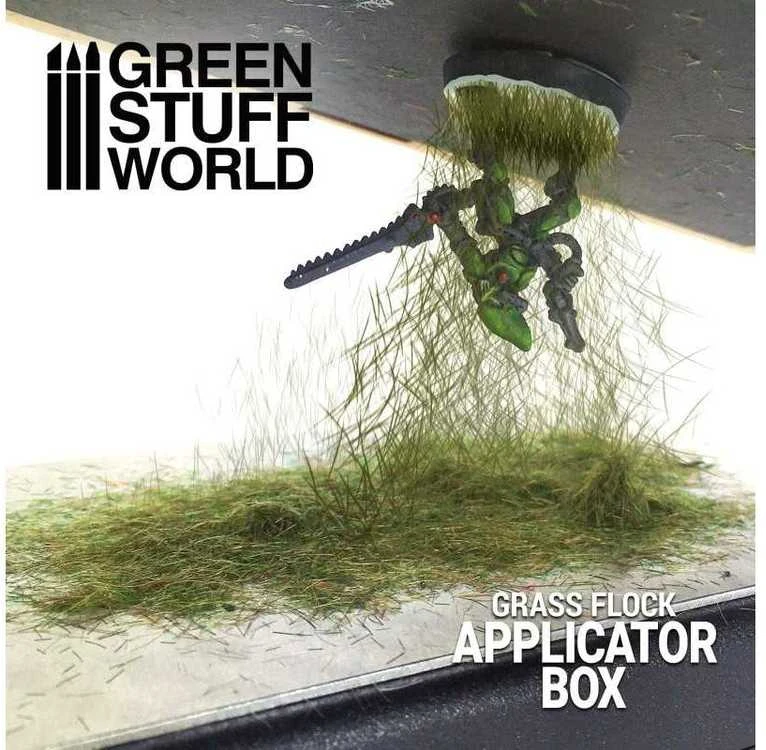 Green Stuff World Žalias Stuff World Žalias Stuff World žolės flokavimo dėžė dioramoms ir modeliams