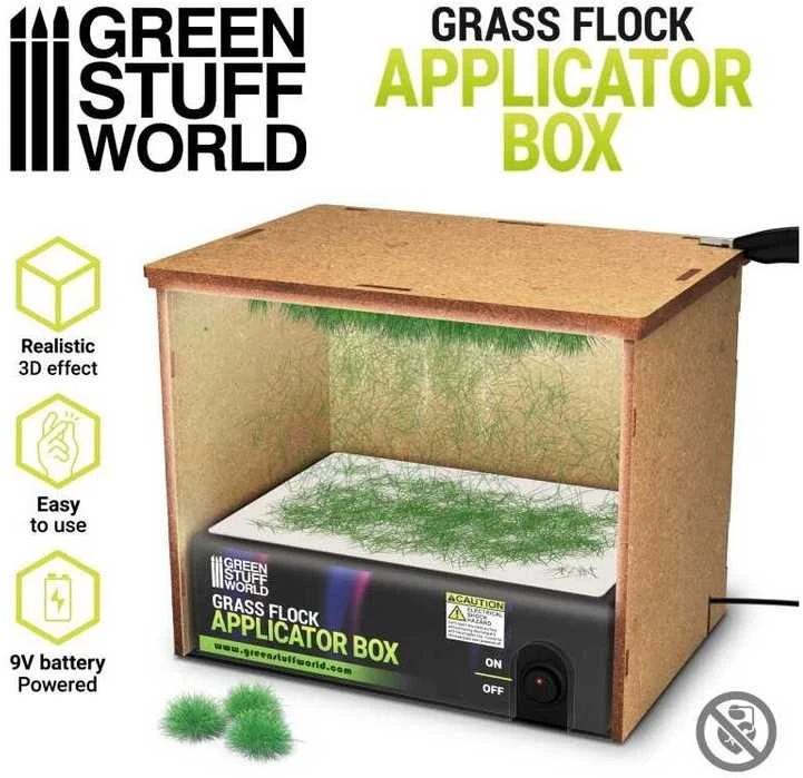 Green Stuff World Žalias Stuff World Žalias Stuff World žolės flokavimo dėžė dioramoms ir modeliams