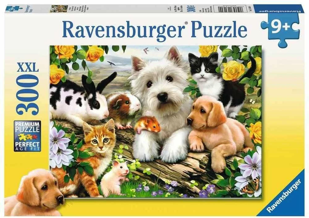 Ravensburger Dėlionė 300 vnt. - Laimingi gyvūnai