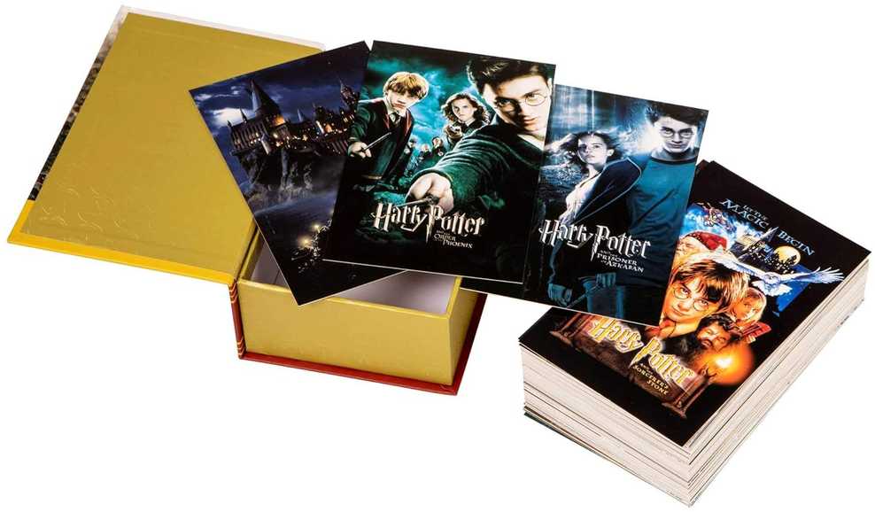 Dėlionė Insight Editions Kolekcinė Atvirukų Rinkinys - Harry Potter 100 Unikalių Atvirukų Tvirta Dėžutė